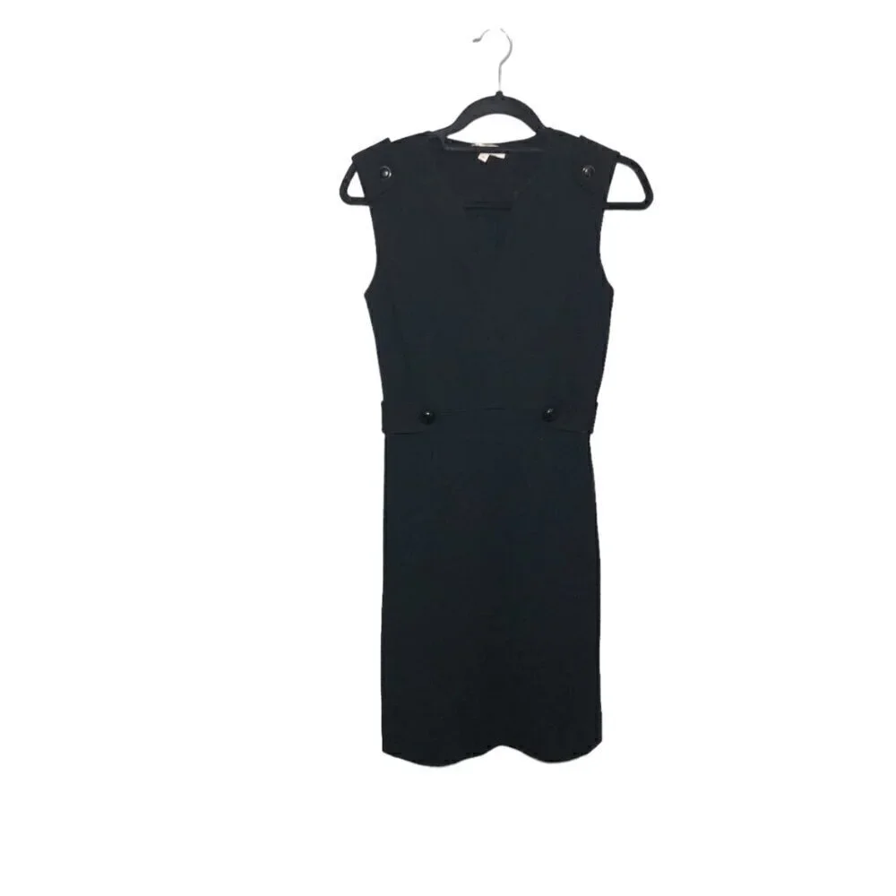 Tory Burch Declan Wool Sleeveless Midid Dress